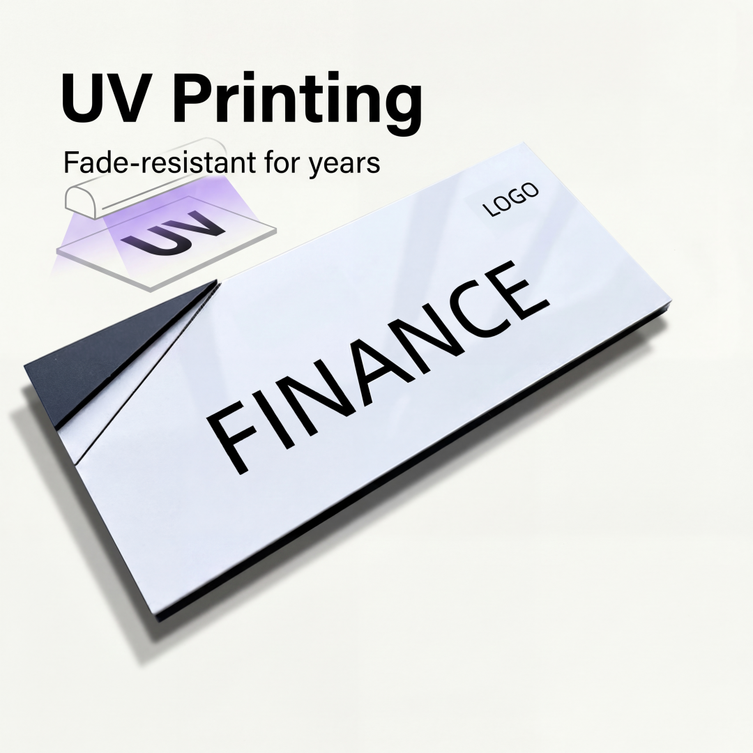 Custom Acrylic Office Door Signs - Professional Name Plates for Business