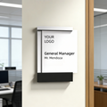 Custom Replaceable Acrylic Office Name Signs | Interchangeable Door Plates